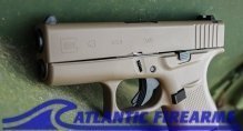Glock 43 9MM Pistol FDE- PI4350201FDE