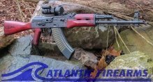 AK47 RW Rifle w/ Red Wood Stock Riley Defense