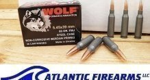 Wolf Performance 5.45x39mm 69 Grain FMJ 1200 Round Case