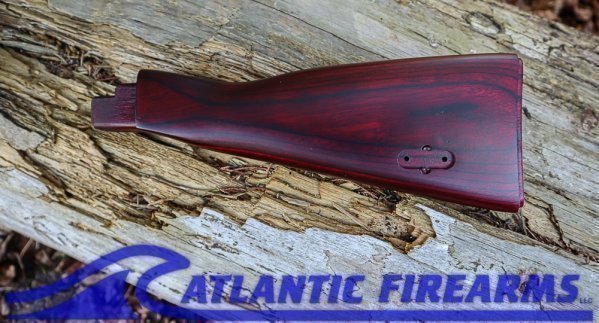 AK47 Rifle Buttstock Wood Russian Red