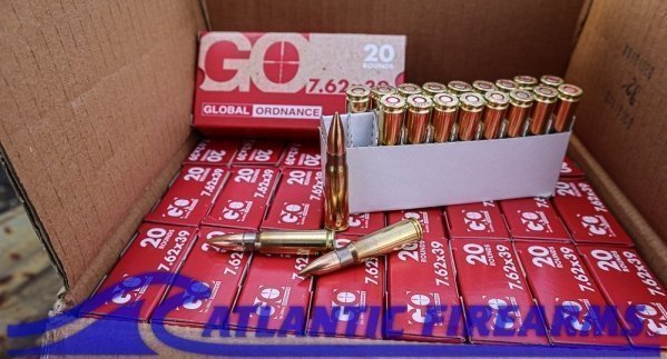 Global Ordnance 7.62x39 M67 Ammunition