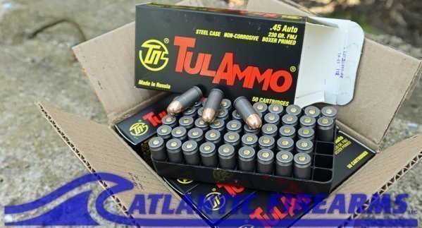 Tulammo .45 ACP Ammo 500 Round Case
