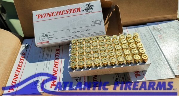 Winchester 45ACP Ammunition 500 Round Case