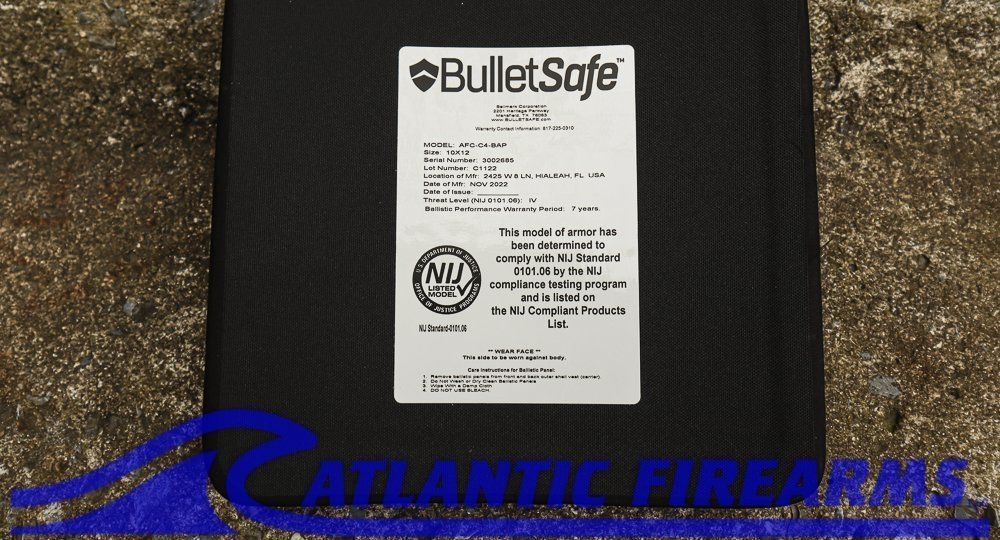 Bulletsafe Level IV Ballistic Plate SALE
