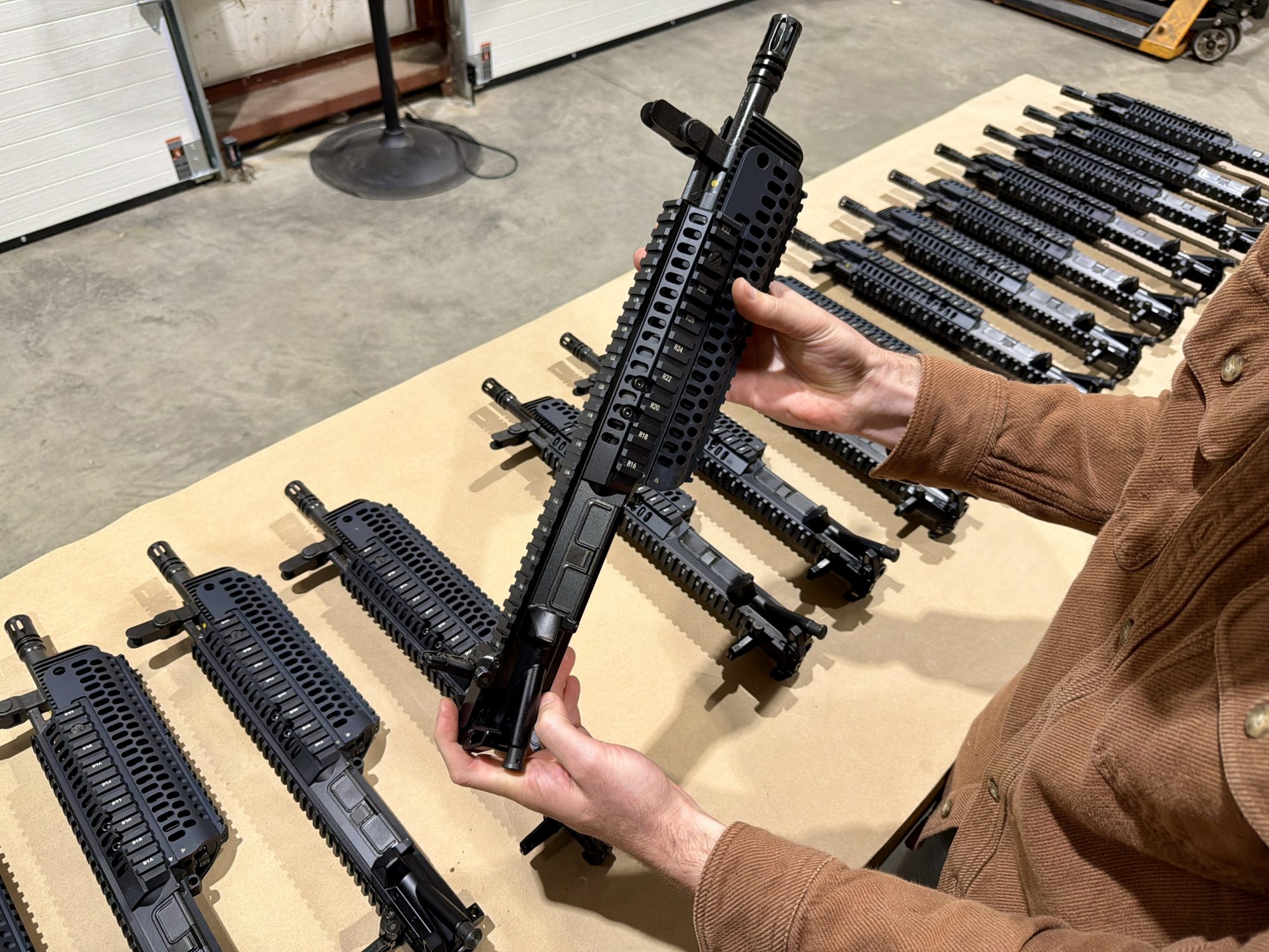 The famous Colt IAR AR15 upper- works great whether you're running a forced reset trigger or have a full auto lower!
